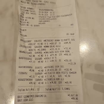 Metro Grossmarket Metro Chef İçli Köftede Beklenmedik Plastik Parça