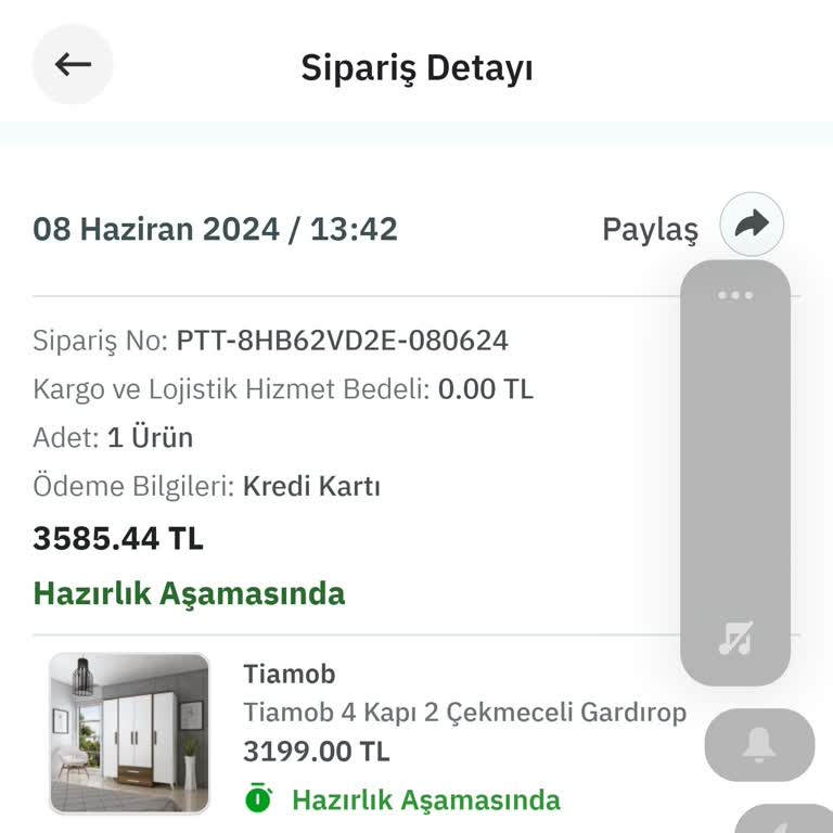 Epttavm Siparişimi Göndermiyor