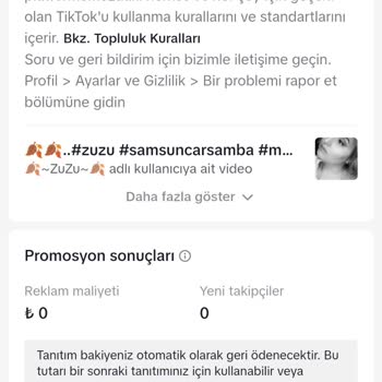 TikTok Tanıtım Videolarının Onaylanmaması Ve İade Sorunu