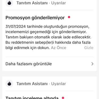 TikTok Tanıtım Videolarının Onaylanmaması Ve İade Sorunu