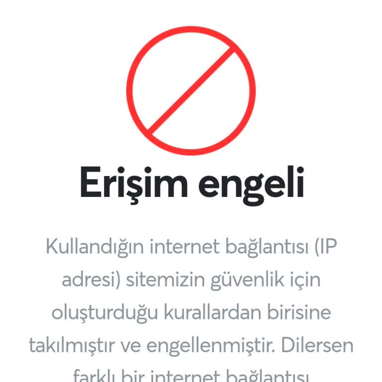 Papara IP Adresinin Engellenmesi