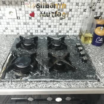 Simfer Ankastre Ocak Camı Patlaması