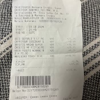 Carrefour SA Poşet Satışı Yapıyor
