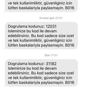İşin Olsun Uygulaması Kod İstenme