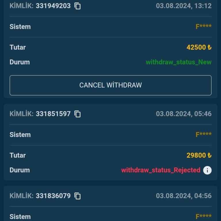 Hedefbet Çekimimi Onaylamıyor