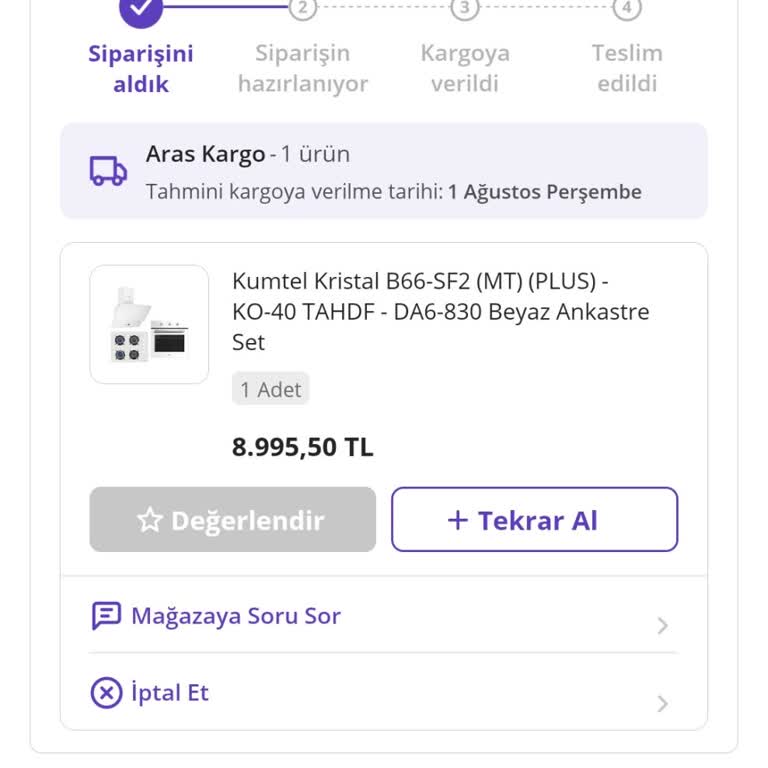 Aras Kargo'nun Teslimat Sorunu Ve Mağduriyetim