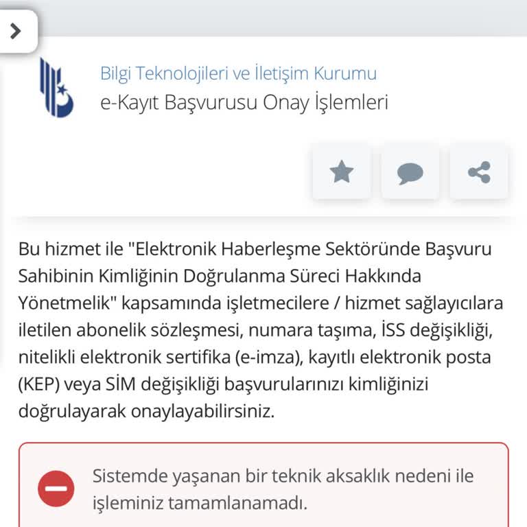 Şok Net E Devlet Sıkıntısı