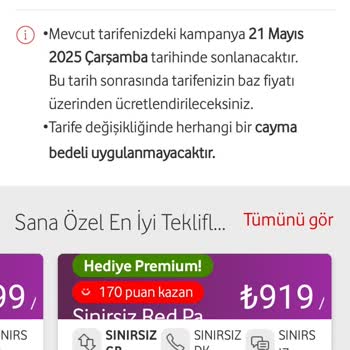 Vodafone Yanıltıcı Bilgilendirme Ve Yüksek Cayma Bedeli