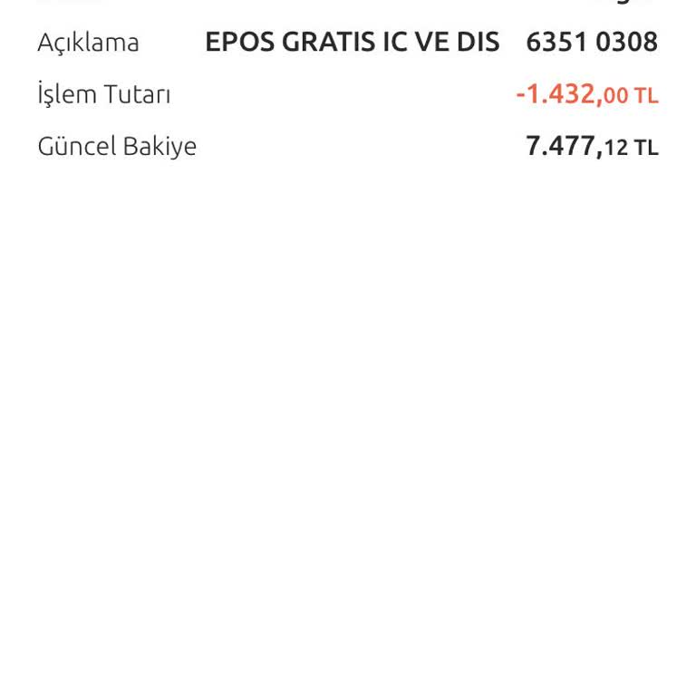 Gratis Para Çekildi Sipariş Gözükmüyor