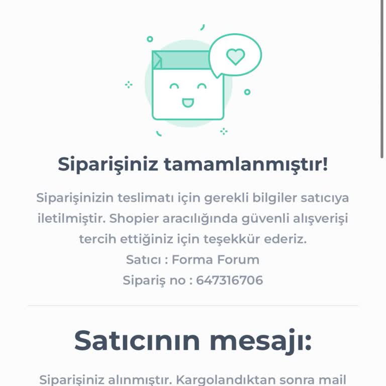 Shopier Siparişim Kargoya Verilmedi