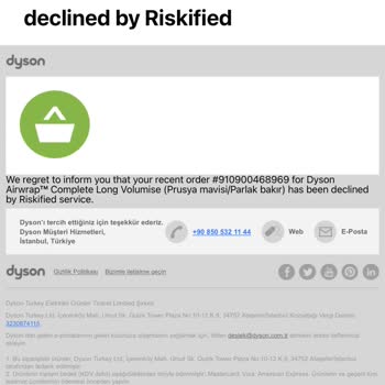 Dyson Sipariş İptali Ve İade Sorunu