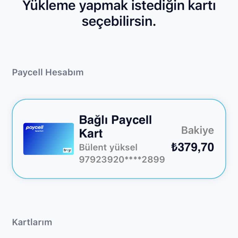 Paycell Faturamdan Kesilen Ve Ödenmeyen Ücret