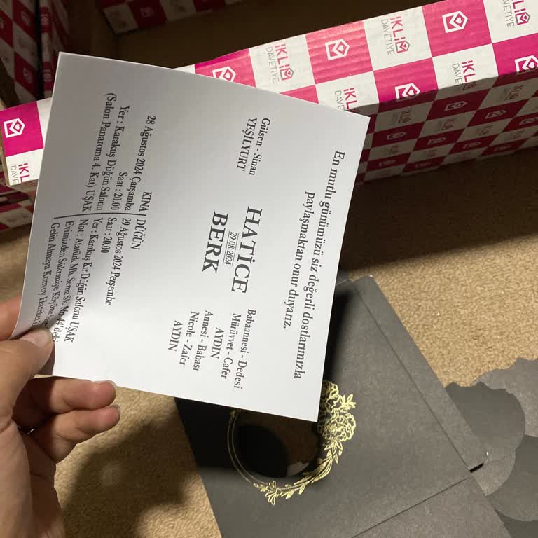 İklim Davetiye Sorunu Kağıt Parçası Gönderildi Resmen