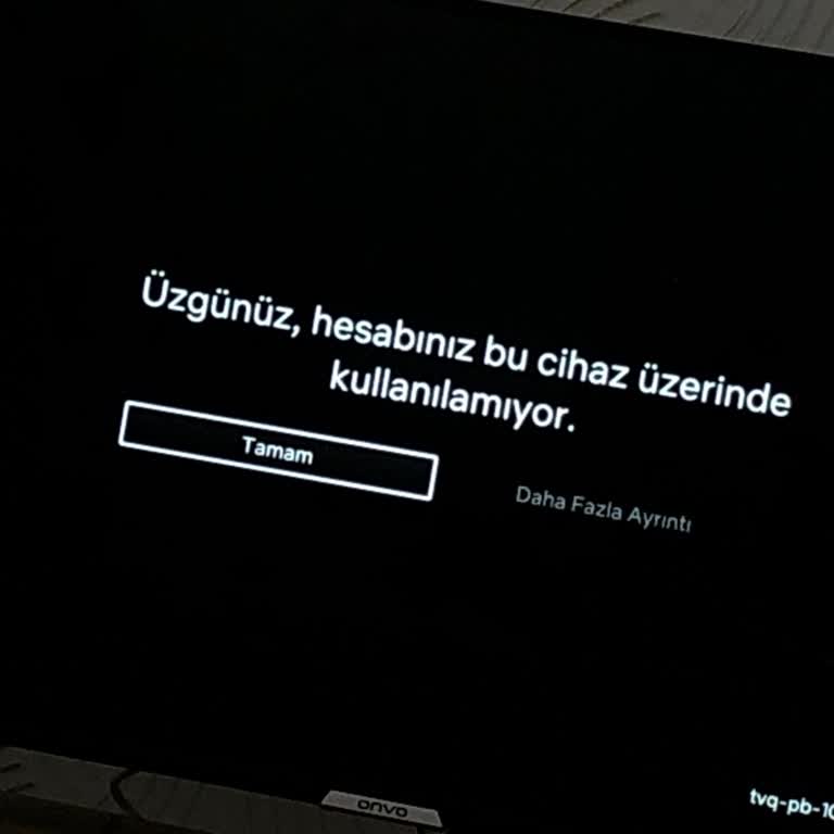 Onvo TV'de Netflix Sorunu: Çözüm Bekliyoruz