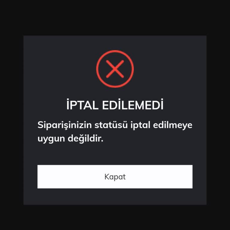 DeFacto Sipariş İptalinde Bulunmak