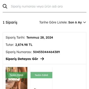 Derimod Ürünüm Teslim Edilmedi!