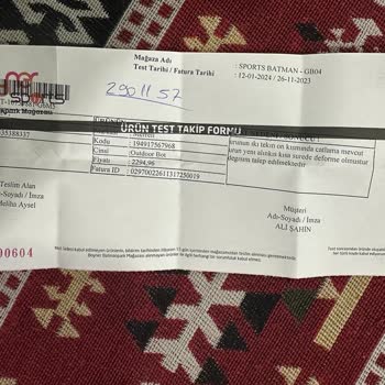 Boyner'den Aldığım Merell Ayakkabının Kalitesizliği Ve İade Sorunu