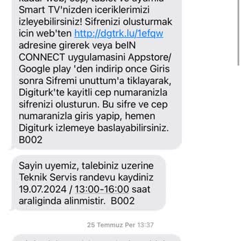 Digiturk Kurulum Gecikmesi Ve Müşteri Memnuniyetsizliği