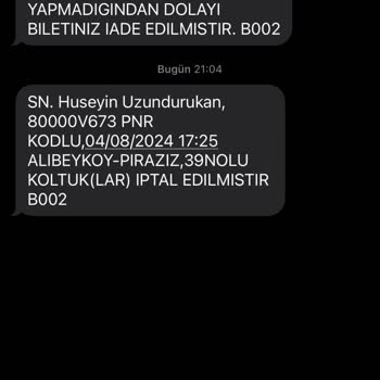 Obilet Ve Görele Seyahat İle Yaşanan Bilet İptal Sorunu