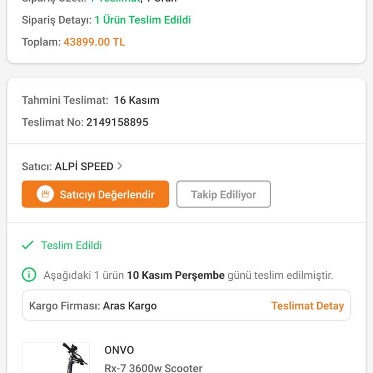 Onvo Rx7 Çok Sorunlu Bir Cihaz