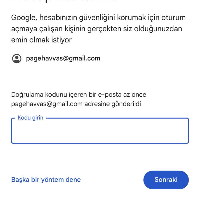 Gmail Hesabıma Giriş Yapamıyorum