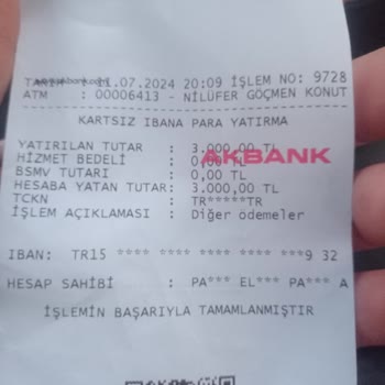 Akbank In Arızalı ATM İle Parayı Yok Etmesi