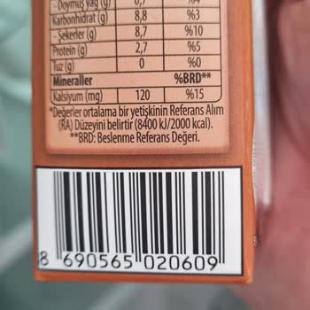 Pınar Et ve Süt Çocuk Sütü Güvenlik Kontrolü