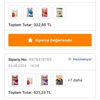 Migros Sanal Market Kampanyalı Sipariş İptali