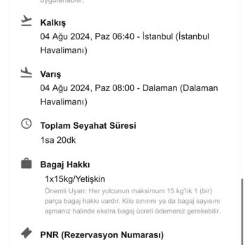 Türk Hava Yolları Bilet İptali