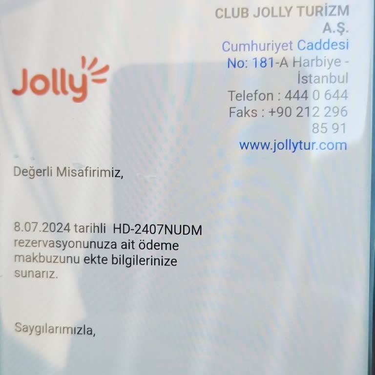 Jolly Tur Eski Ve Vasat Odalarla Hayal Kırıklığı