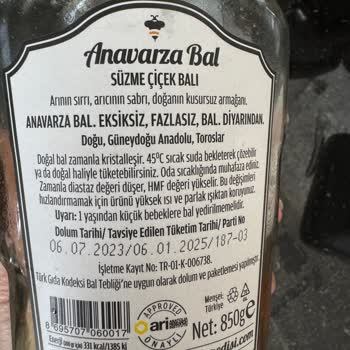 Anavarza Bal Şekerlenme Sorunu