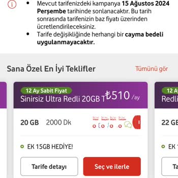 Vodafone Faturalı Hatlarda Aşırı Zam Şikayeti