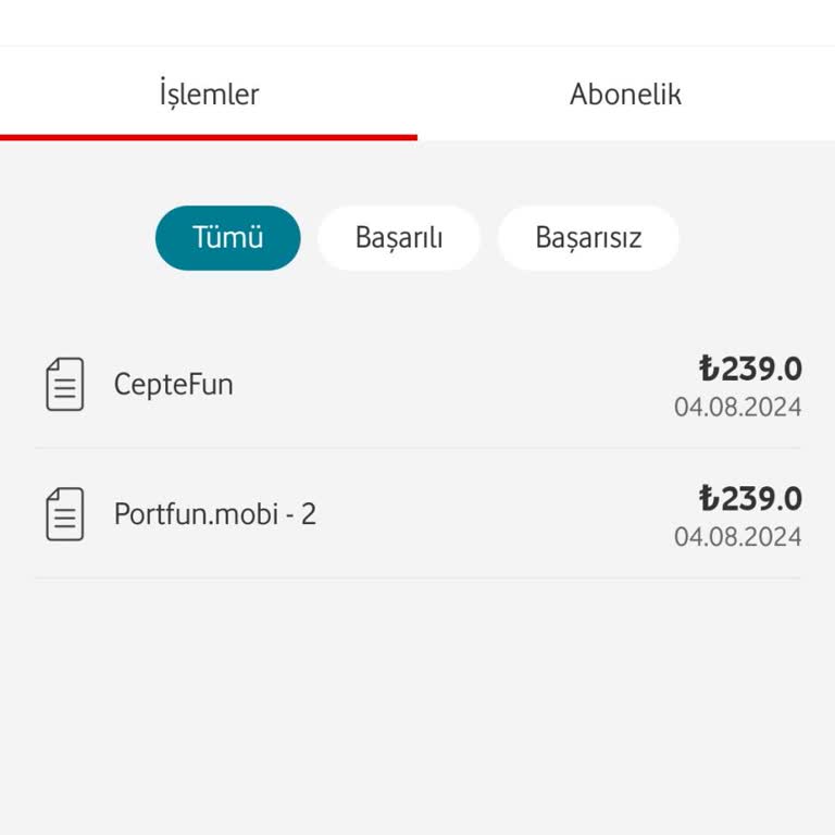 Vodafone Onaysız Ücret Yansıtma Sorunu