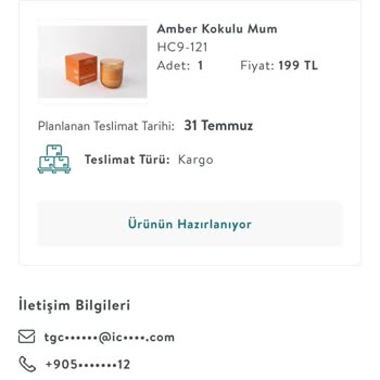 Vivense Ürünleri Teslimat Tarihinde Teslim Edilmemesi