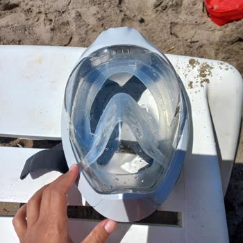 Decathlon Deniz Maskesi Su Alıyor