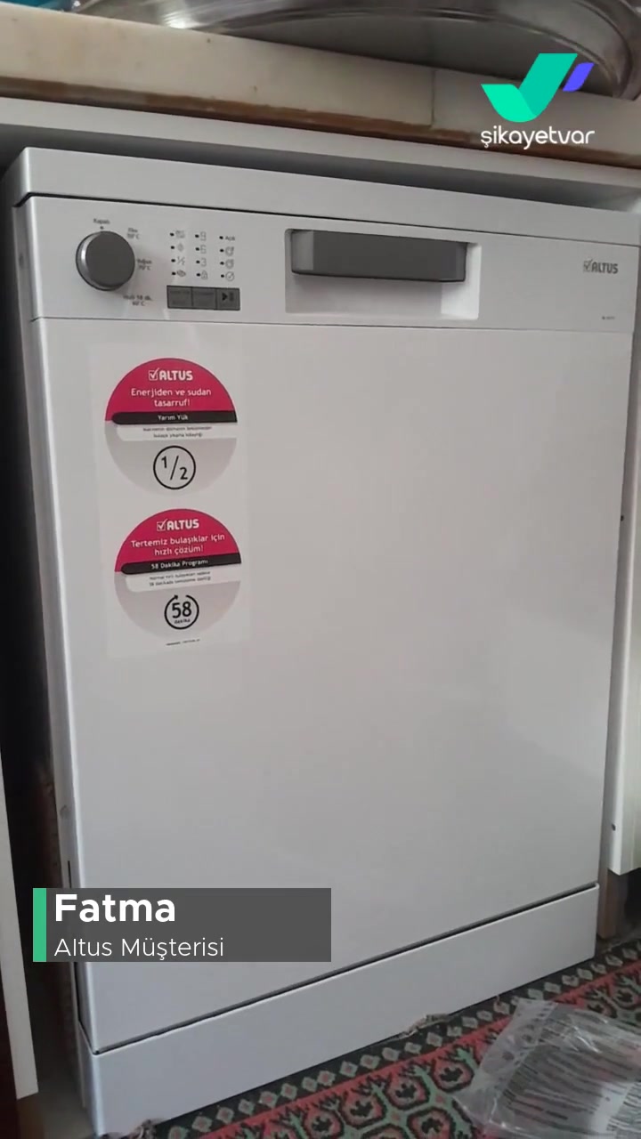 Altus Bulaşık Makinesi Ses Çıkartıyor videonun kapak resmi