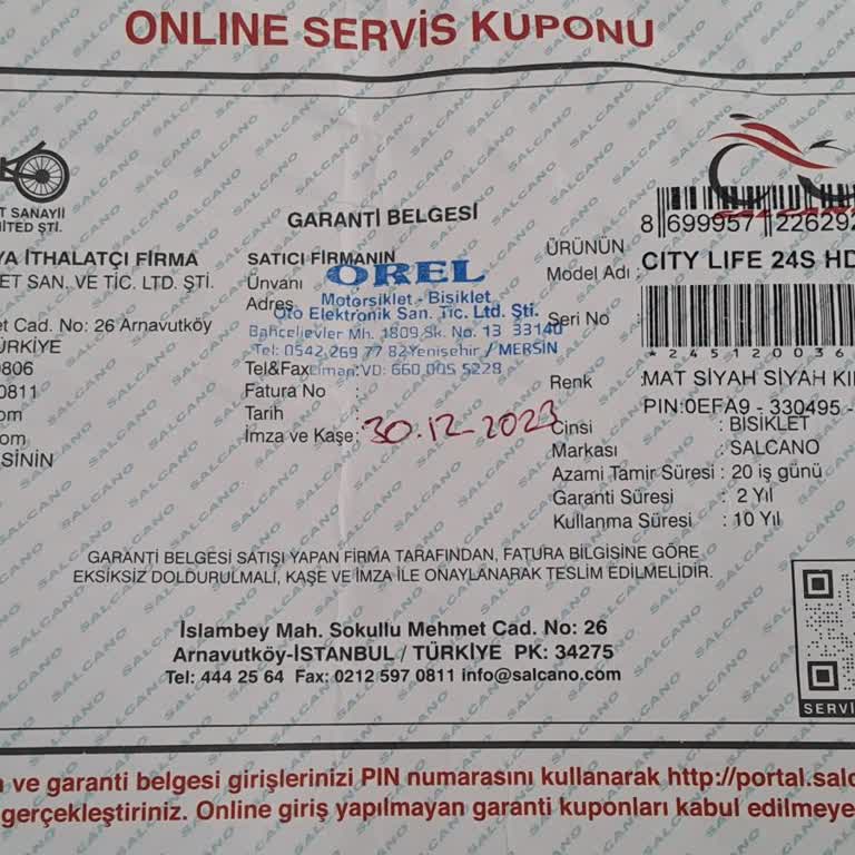 Salcano City Life Model Bisikletin Vites Ve Zincir Problemleri