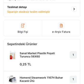 Migros Sanal Market Homend Ütü