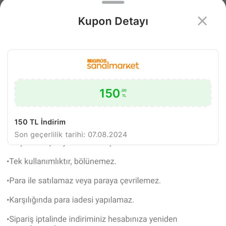Migros Kuponları Avantaja Bırakmış