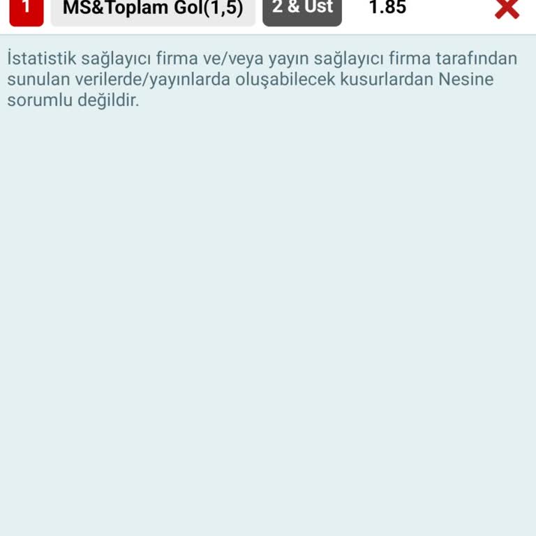 Nesine Kuponum Tuttuğu Halde Tutmadı Gözüküyor