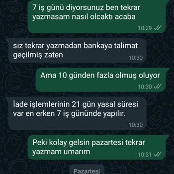 Tatilvitrini.com Ücret İadesi Mağduriyeti
