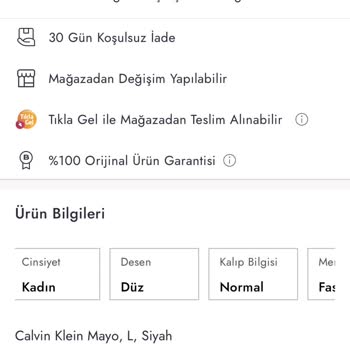 Boyner Mayo İadesi Almıyor