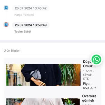Karol Tekstil Oversize Gibi Geniş Gömlek İlk Yıkamada Küçücük Kaldı