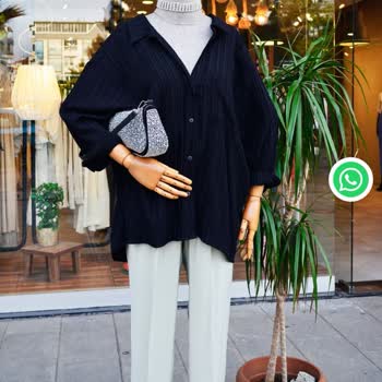 Karol Tekstil Oversize Gibi Geniş Gömlek İlk Yıkamada Küçücük Kaldı