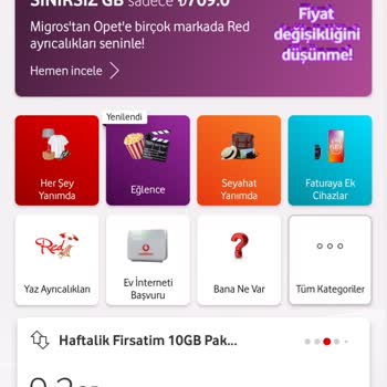 Vodafone Ek İnternet Paketi Hatası Ve İade Sorunu