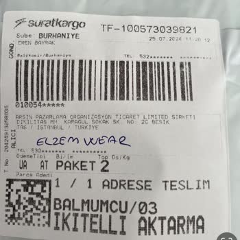 Elzemwear Giyim Mağazası Şikayetleri