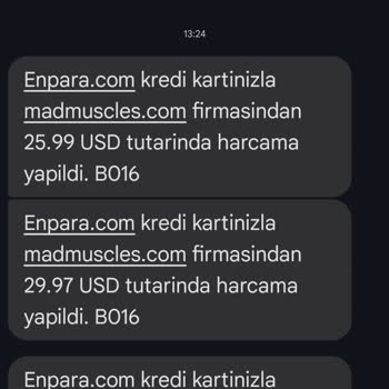 MadMuscles Habersiz Kart Çekimleri Ve Banka Güvenlik Sorunu