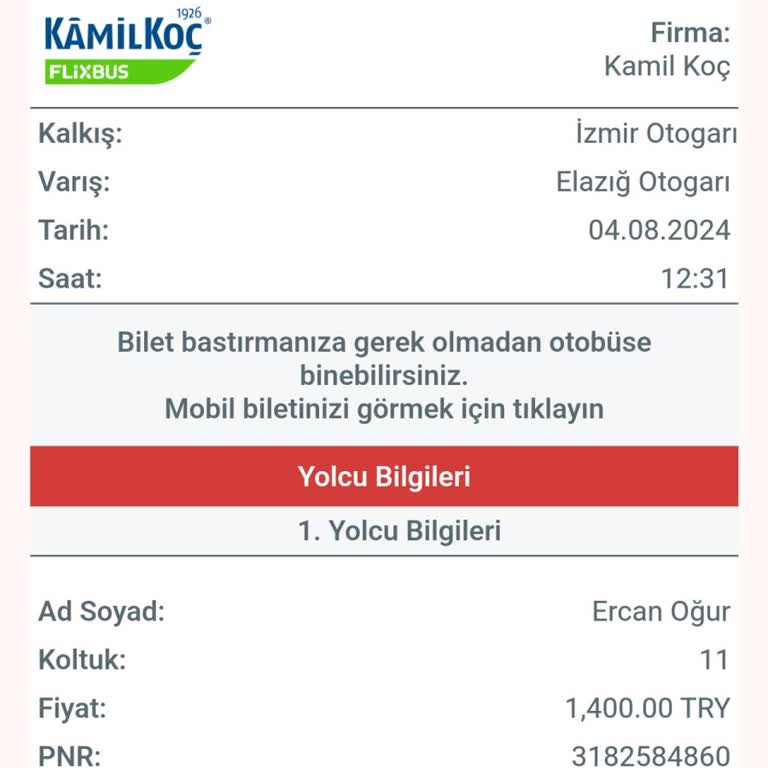 Kamil Koç Müşteri Memnuniyetinin Hiçe Sayılması