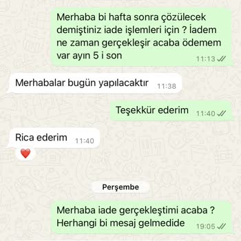Kevser Sarıoğlu Geciken Kargo Ve İade Süreci Sorunu