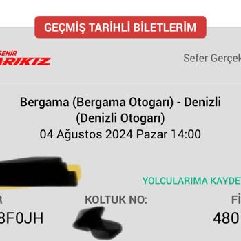 Alaşehir Sarıkız Turizm Otobüs Gecikmesi Ve Bilgilendirme Eksikliği